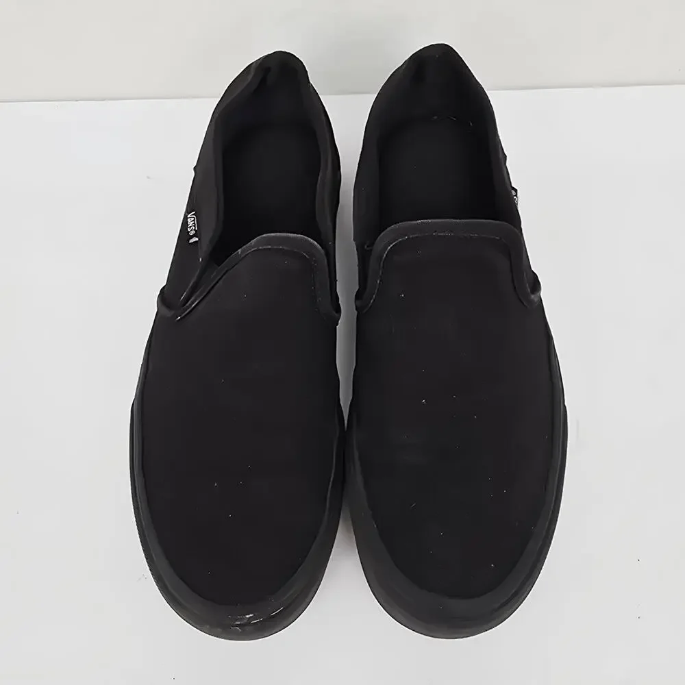 Vans Women's Slip On Shoes Sneakers Black 9.5